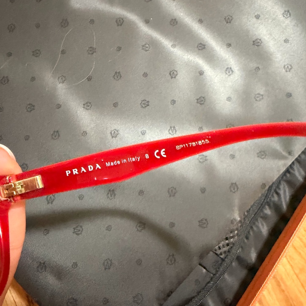 Prada Red Frames - image 5